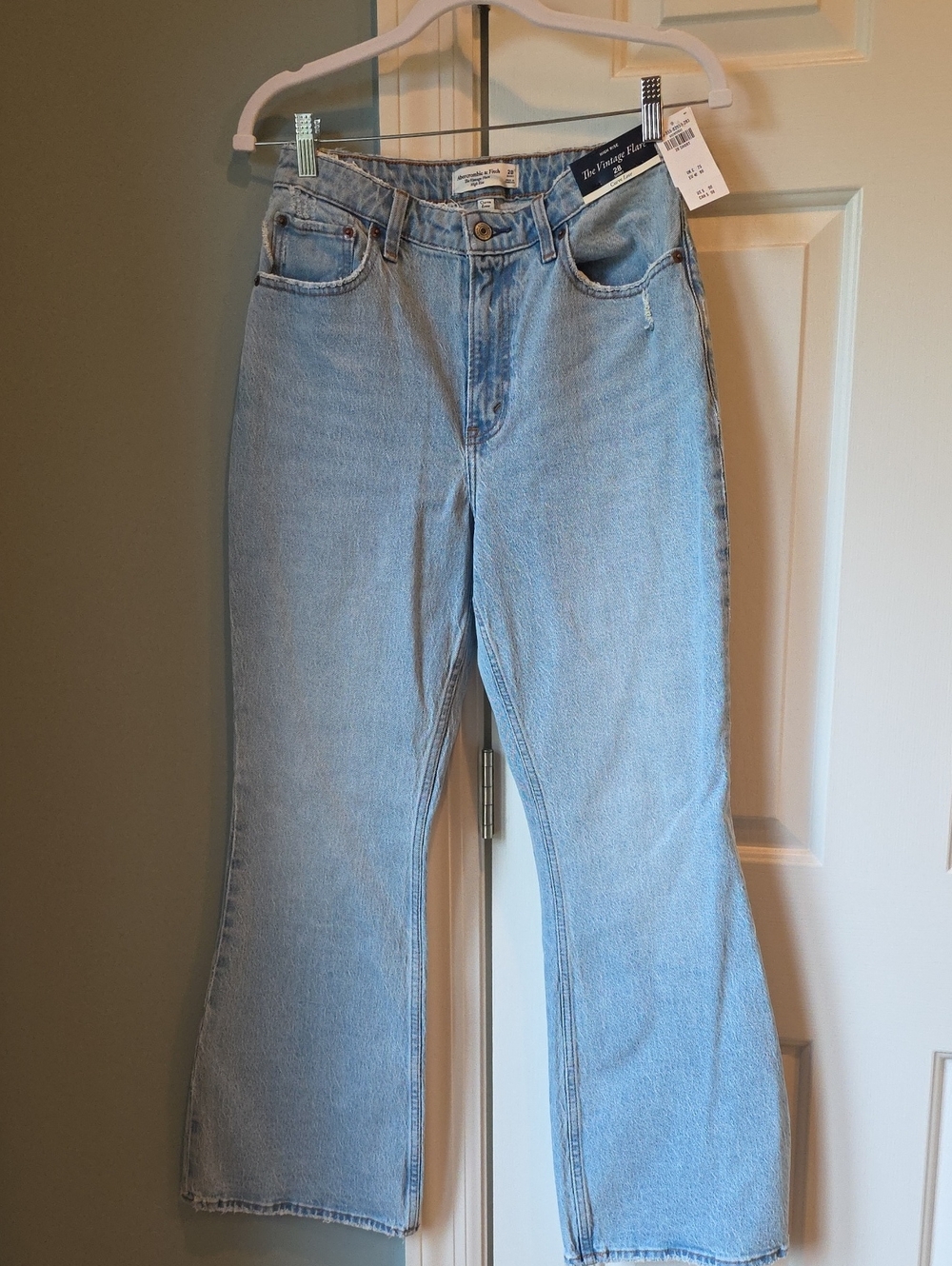 Abercrombie & Fitch Light Blue Flare Jeans